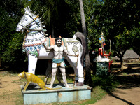 temple horses, Pondi road